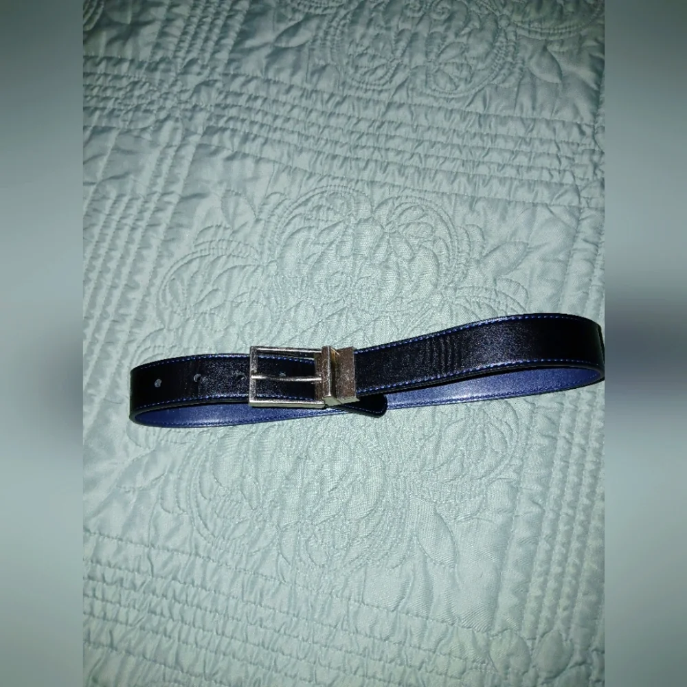 Boy's Black Leather Belt XS/S